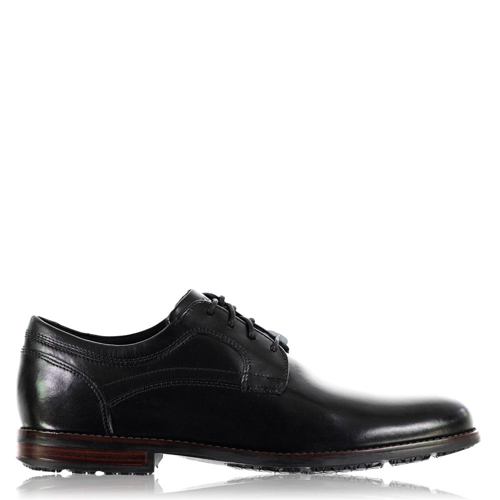 Sapatos Oxford Homem Rockport Plain Pretas,Portugal PNFOG-7369